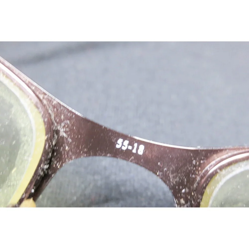New Globe L5167-P Brown Cat Eye Eyeglasses Frames 55-18-140 Metal Women